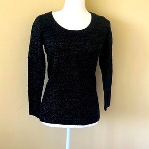 Black knit sweater